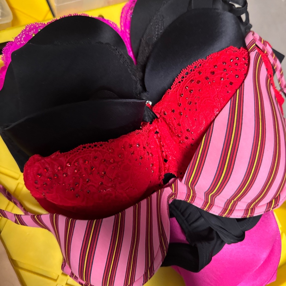 BUNDLE Victoria secret push up bras 34B